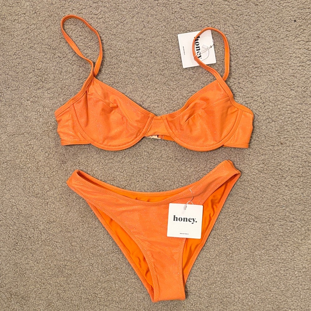 Honey Orange Bikini Set